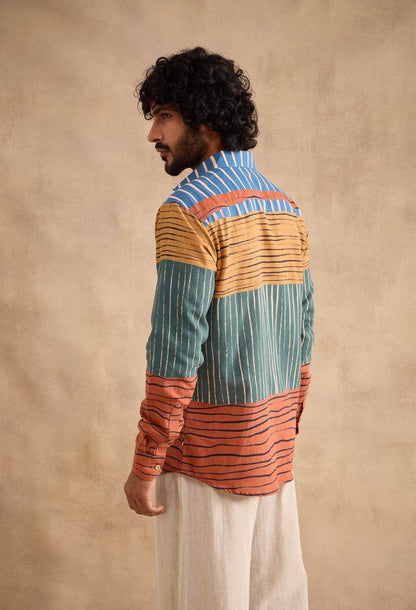 Voyager Cotton Linen Blend Shirt - neopalms