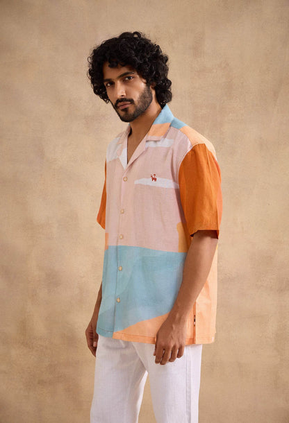 Lyle Cotton Linen Blend Shirt - neopalms