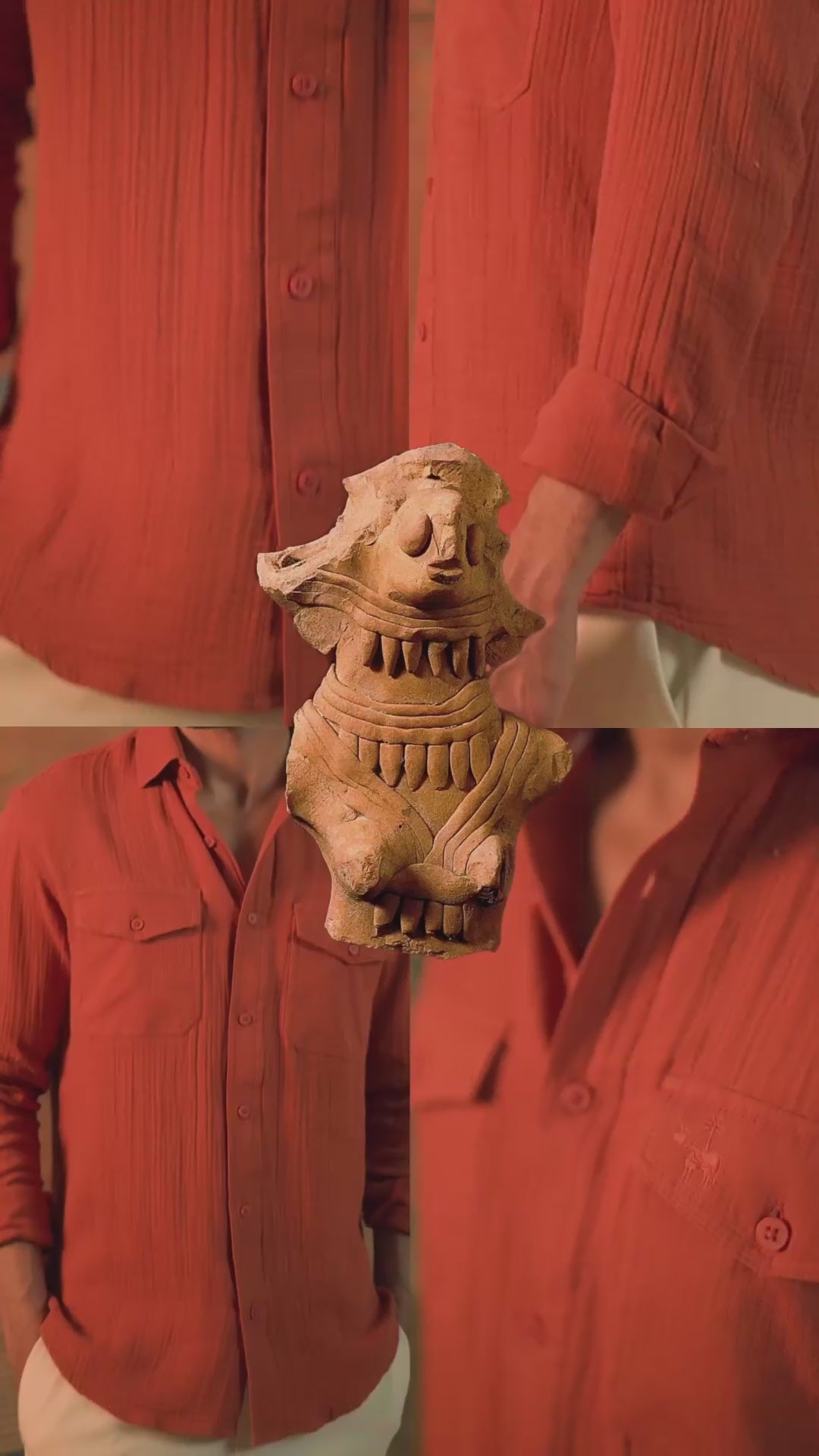 Load video: A lookbook of menswear summer shirts.